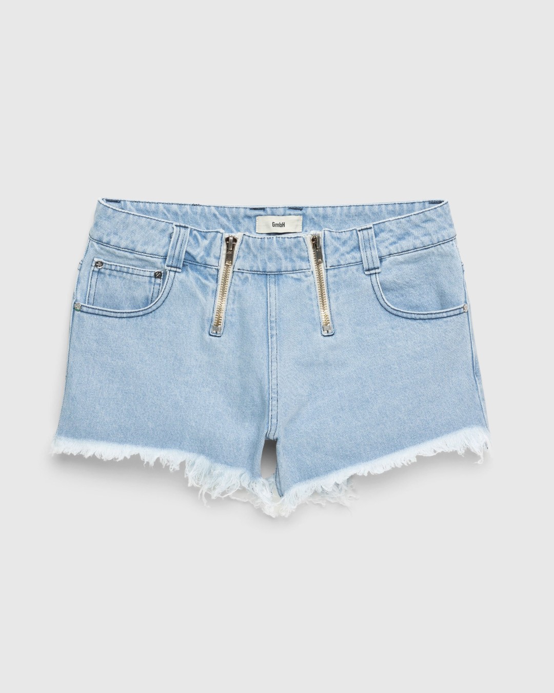 GmbH – Rim Denim Shorts Light Indigo Blue - Shorts - Blue - Image 1
