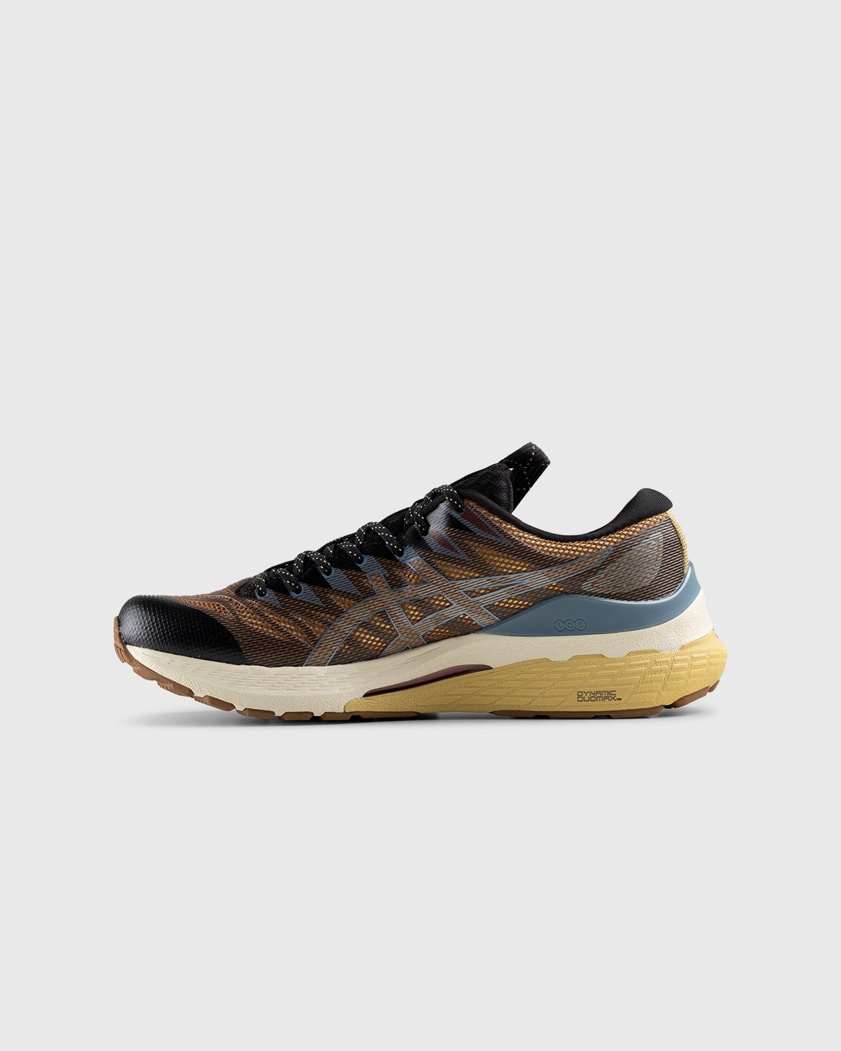 asics – FN3-S Gel Kayano 28 Anthracite/ Antique Gold - Low Top Sneakers - Yellow - Image 2