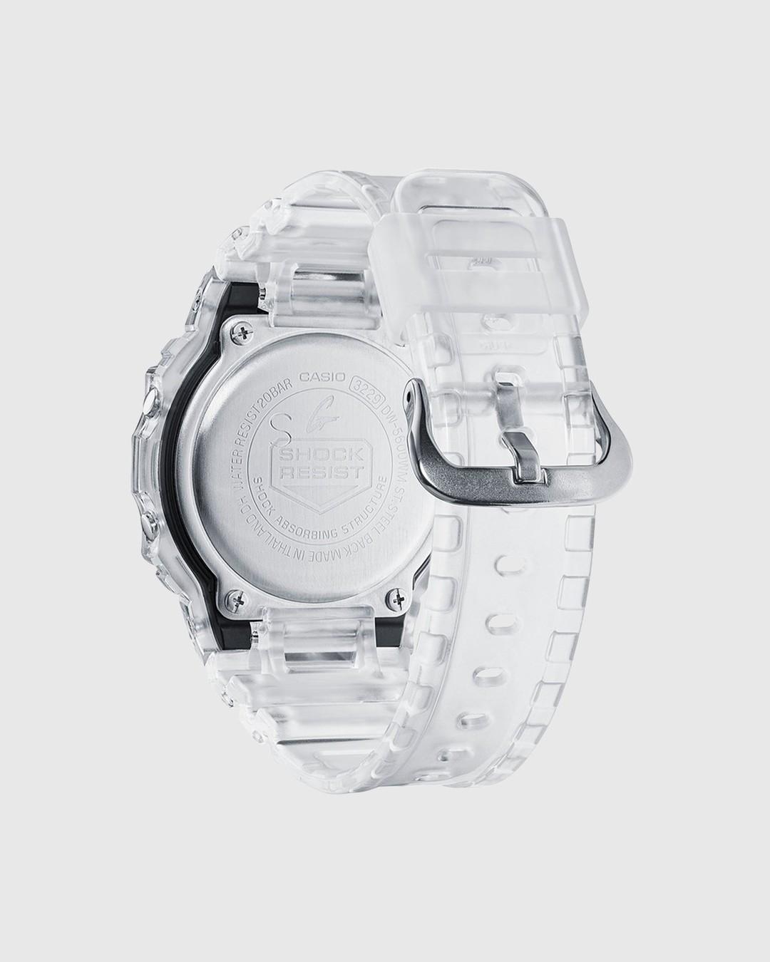 G shock transparent white 2025