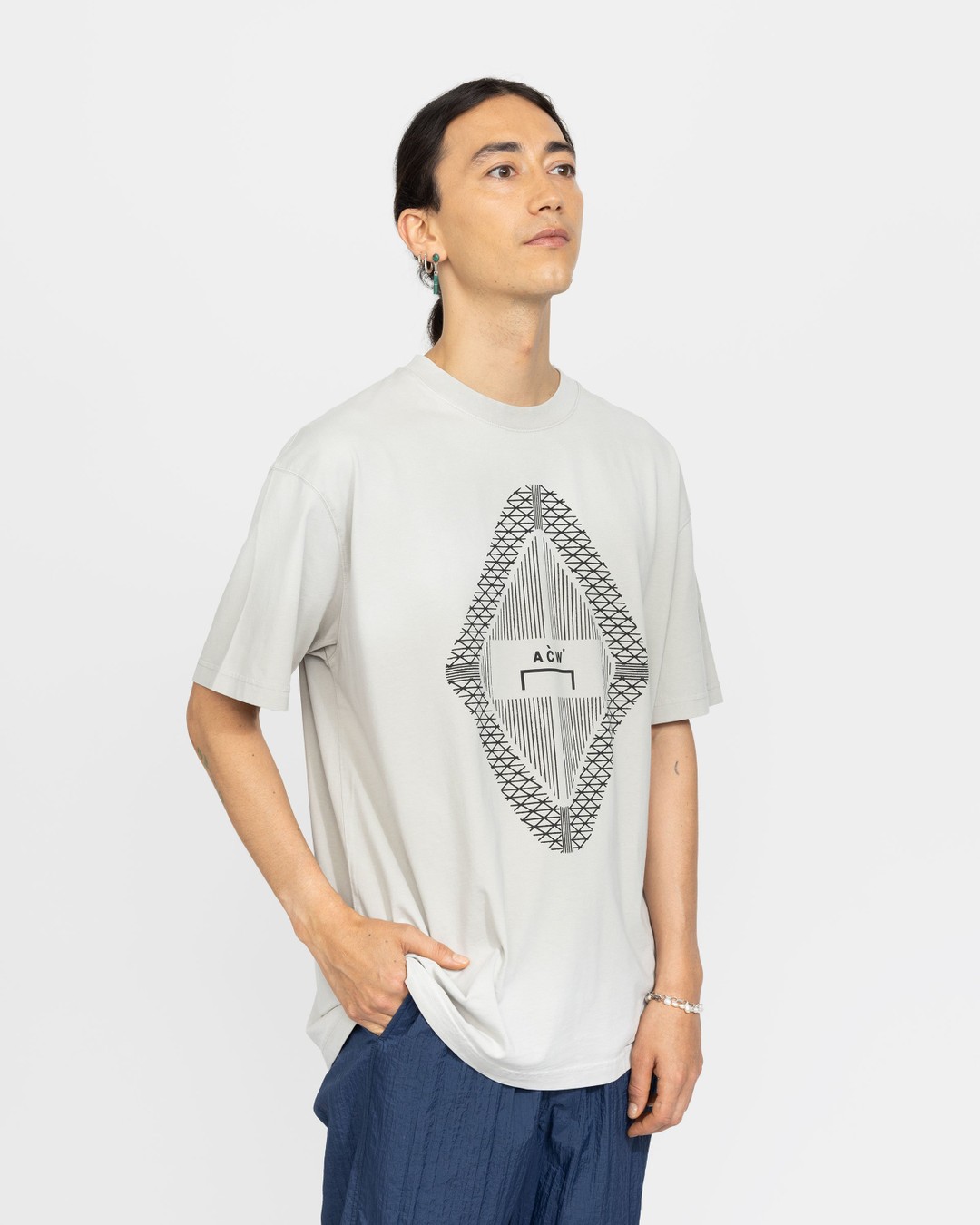 A-Cold-Wall* – Gradient T-Shirt Light Grey - Tops - Grey - Image 2