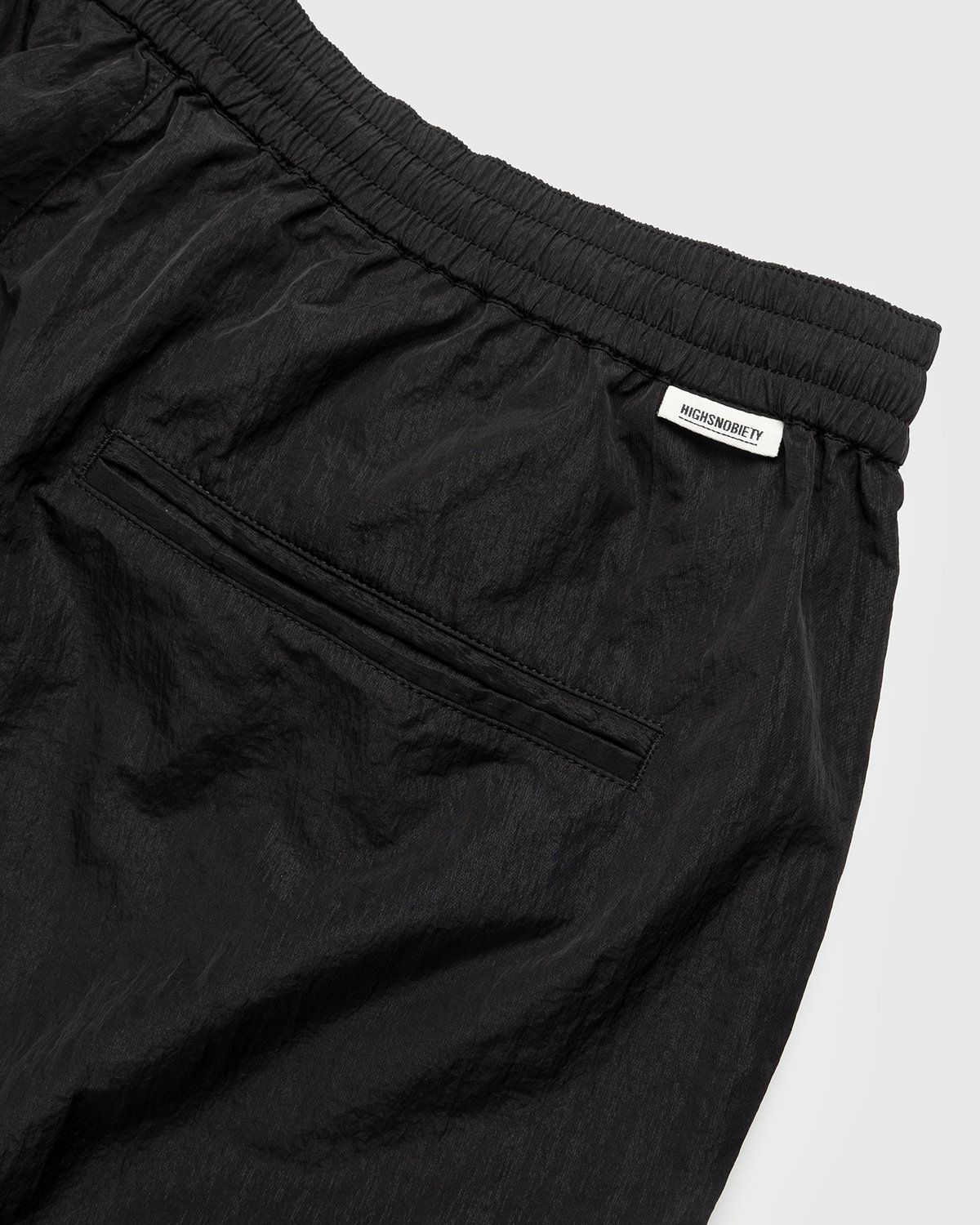 Highsnobiety – Crepe Nylon Shorts Black - Shorts - Black - Image 3