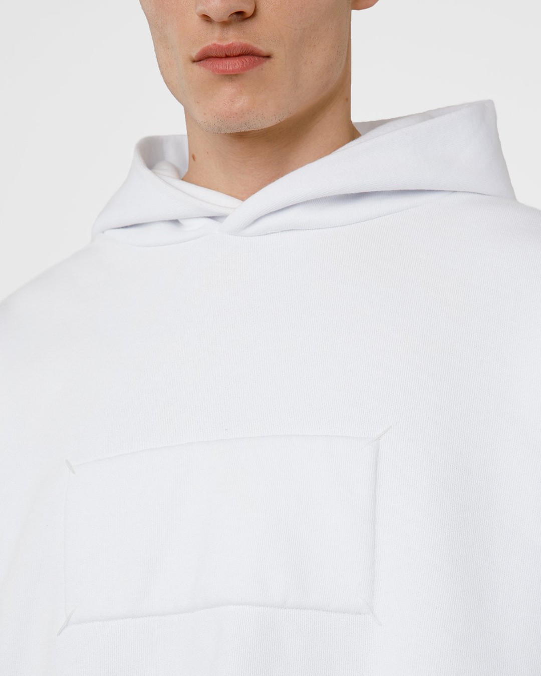 Maison Margiela – Hoodie White - Sweats - White - Image 3