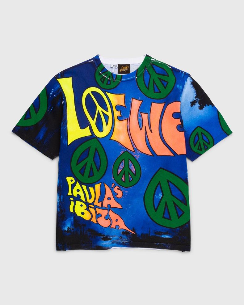 Paula's Ibiza Peace Print T-Shirt Multi