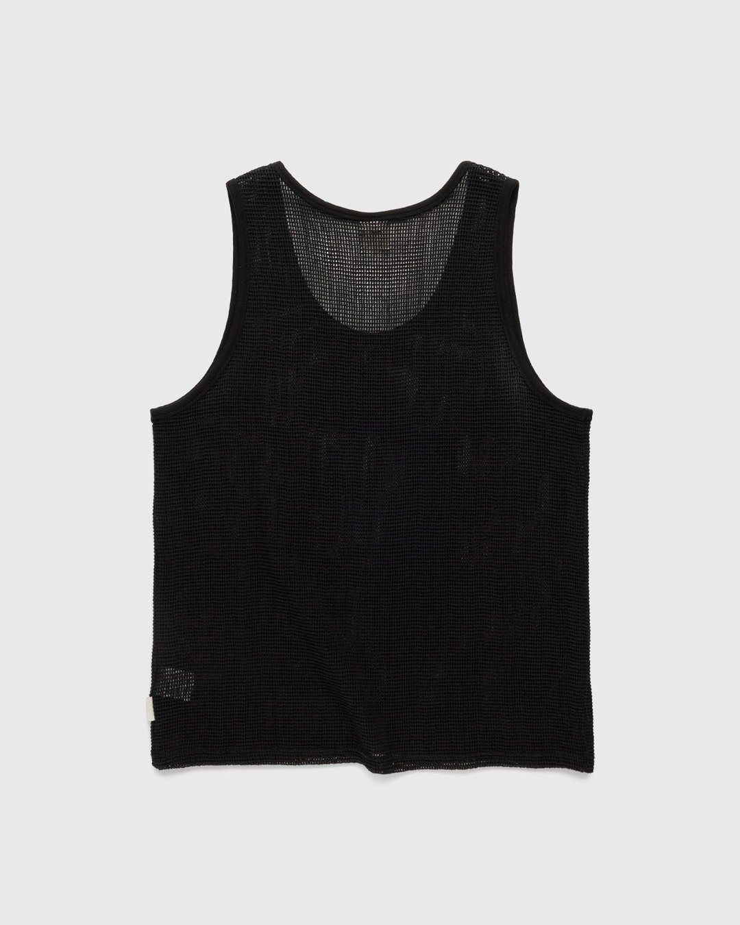 Highsnobiety – Knit Mesh Tank Top Black - Tops - Black - Image 2