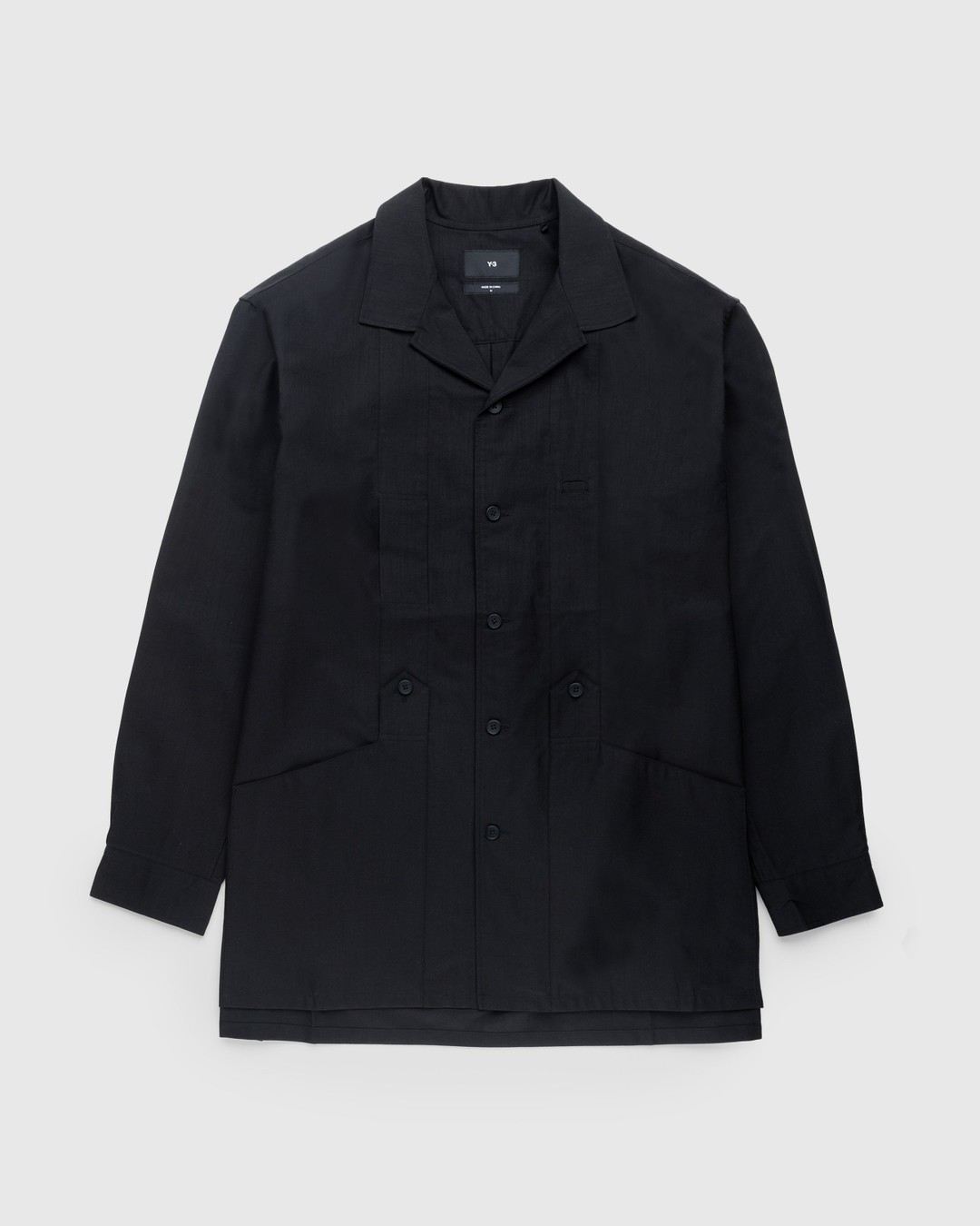 Y-3 – Longsleeve Workwear Shirt Black | Highsnobiety Shop