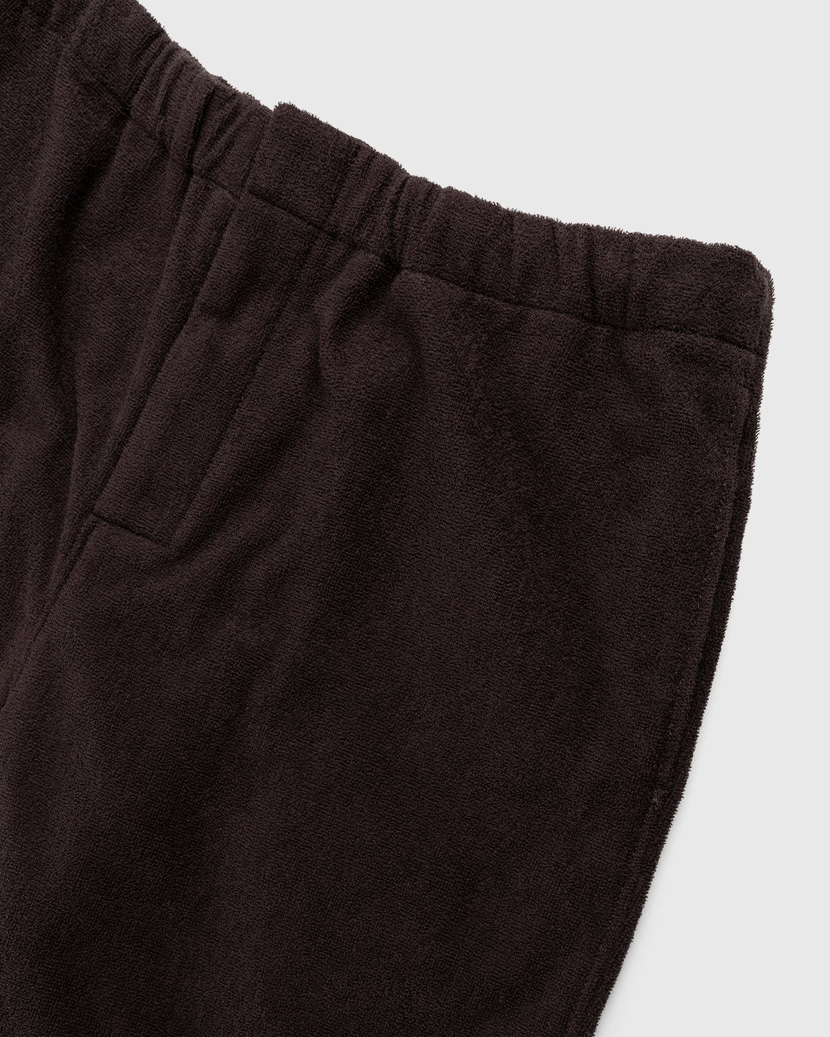 Auralee – Cotton Terry Cloth Shorts Brown - Shorts - Brown - Image 3