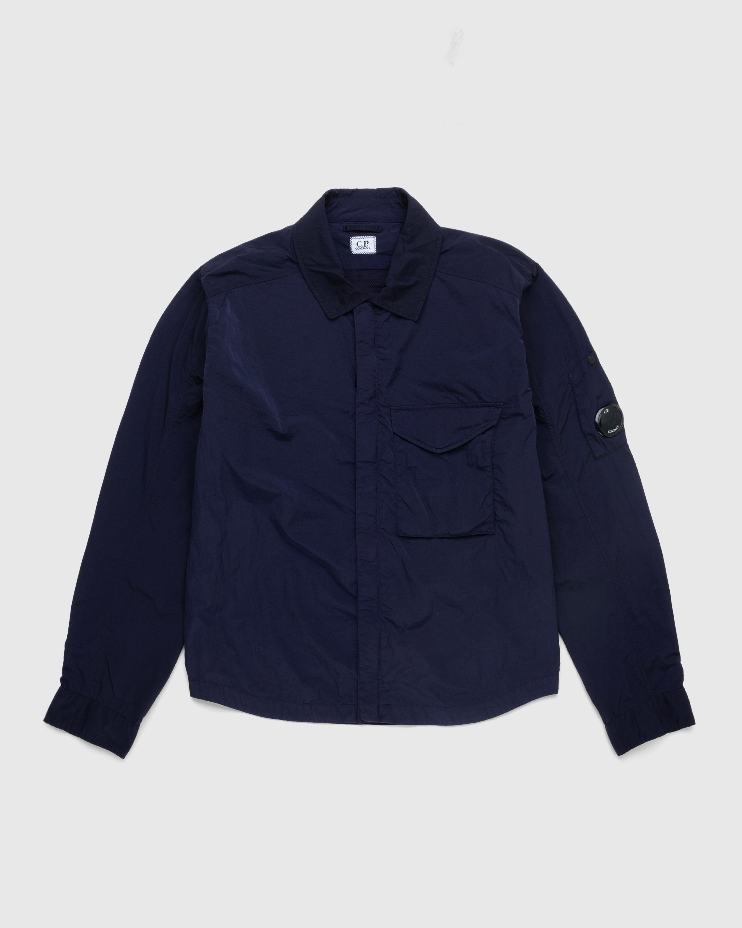 C.P. Company – Chrome-R Overshirt Medieval Blue - Outerwear - Blue - Image 1