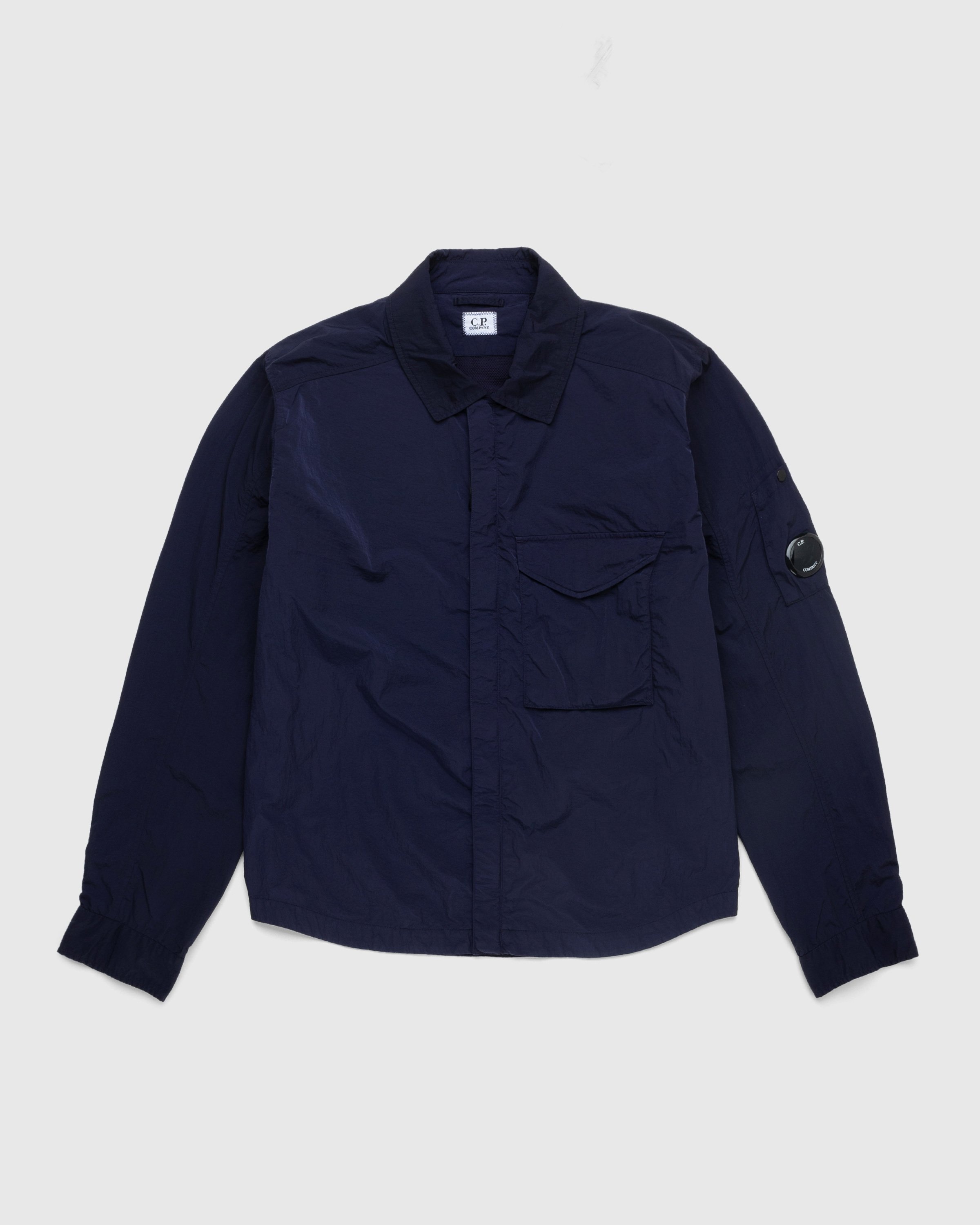 C.P. Company Chrome R Overshirt Medieval Blue Highsnobiety Shop