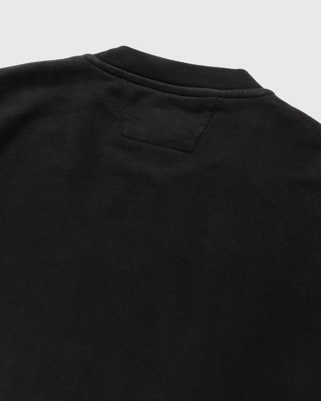 C.P. Company – Diagonal Raised Fleece Crewneck Sweatshirt Black - Sweatshirts - Black - Image 4
