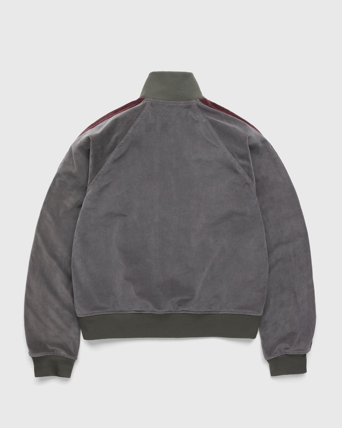 RANRA – Blom Track Jacket Moss/Bordeaux - Outerwear - Grey - Image 2