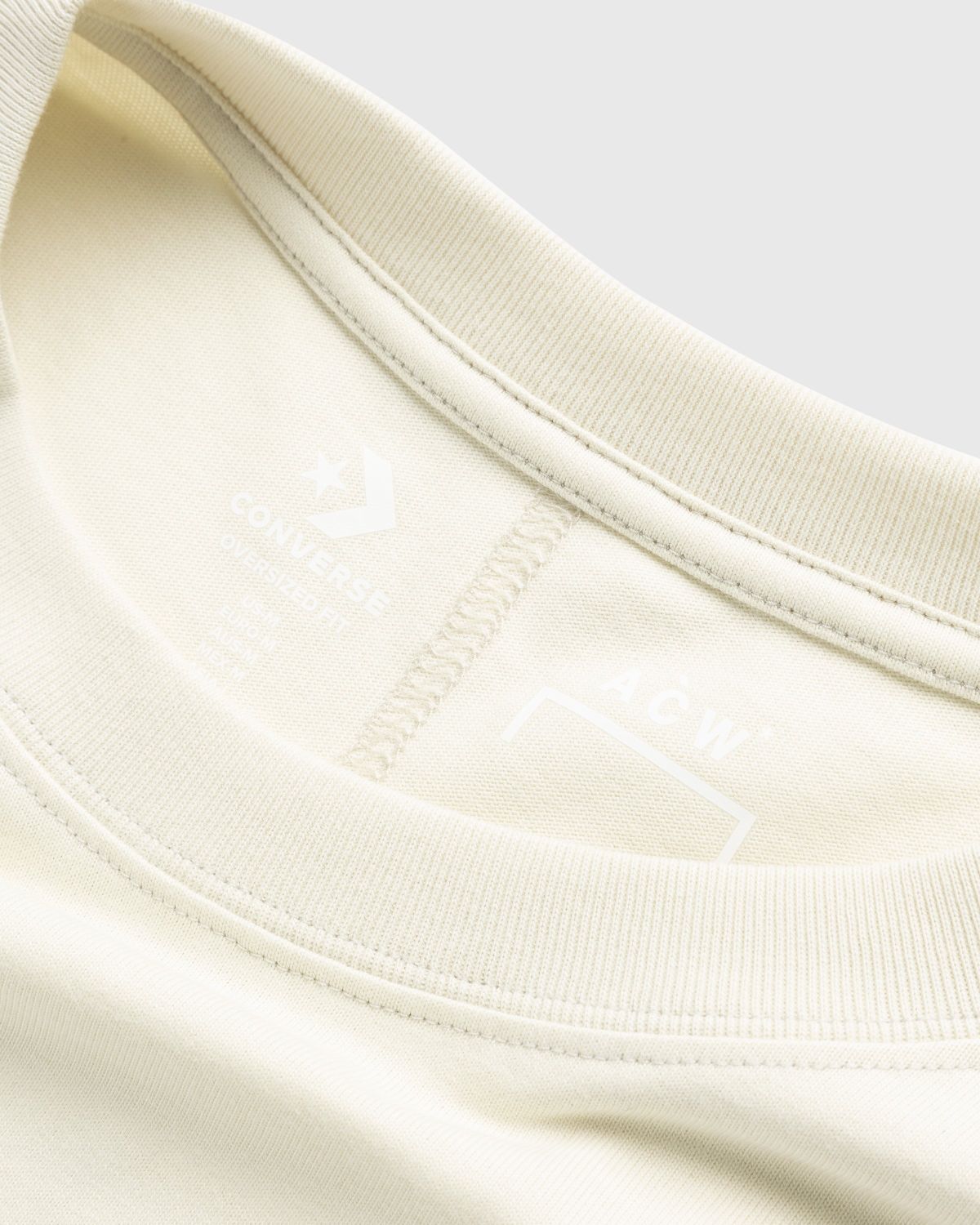 Converse x A-Cold-Wall* – Reflective Tee Bone White - T-Shirts - White - Image 3