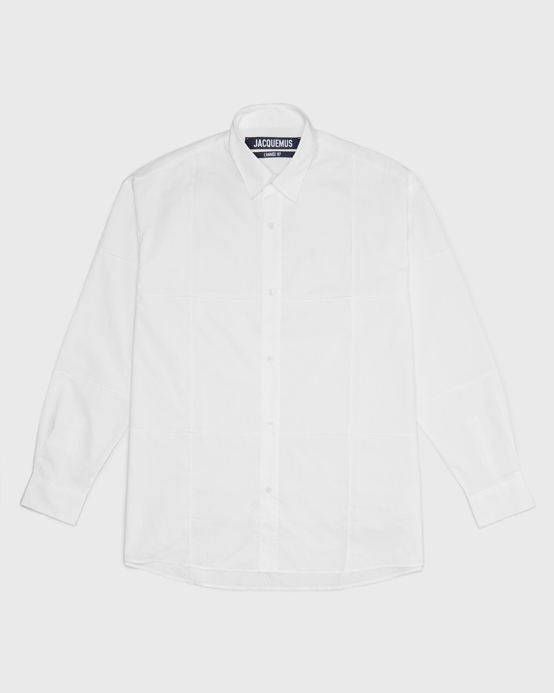 JACQUEMUS – Le Chemise Carro White - Shirts - White - Image 1