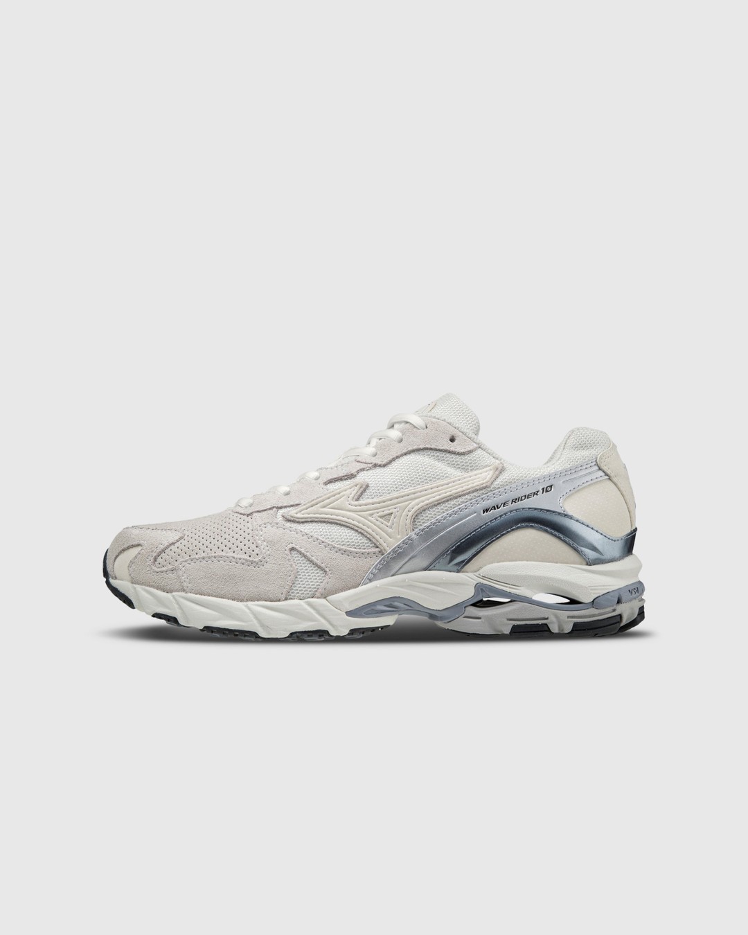 Mizuno – Wave Rider 10 White/Grey/Tradewinds - Sneakers - Multi - Image 2