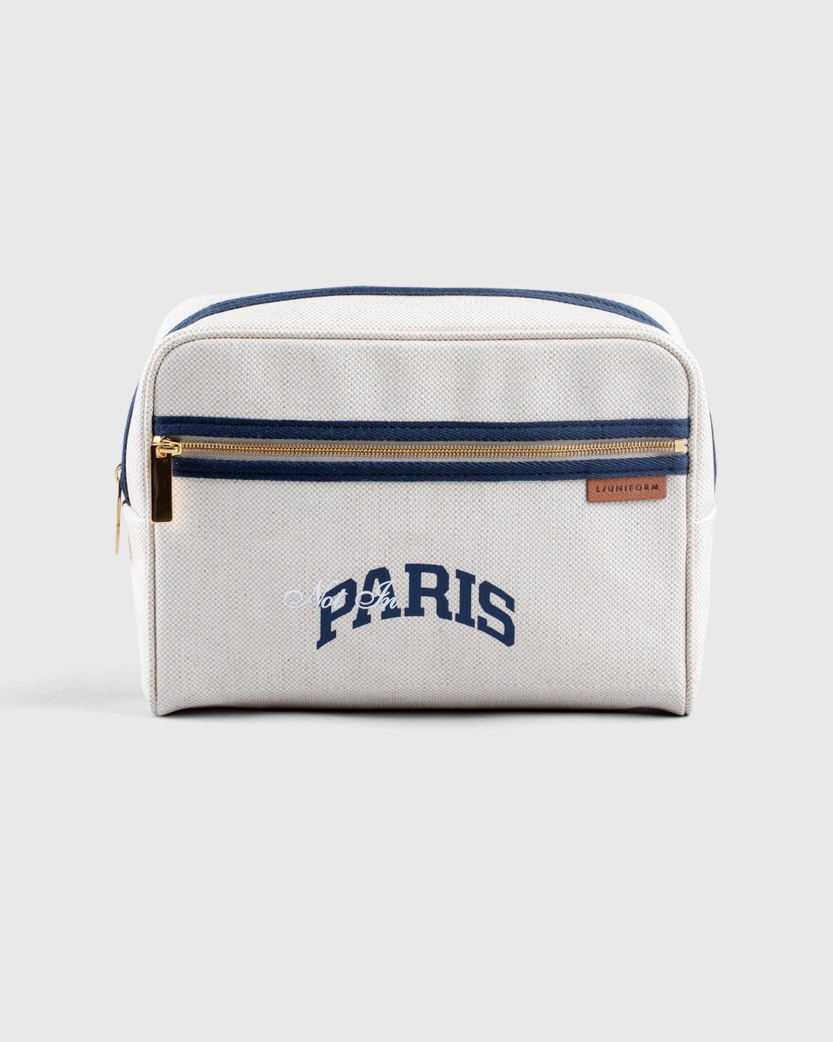 L/UNIFORM x Highsnobiety – Toiletry Bag - Bags - Beige - Image 1