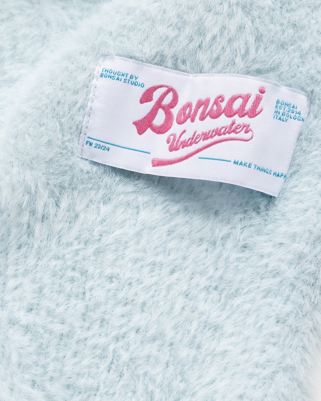 Bonsai – Oversize Knit Polo Ice - Knitwear - Blue - Image 6