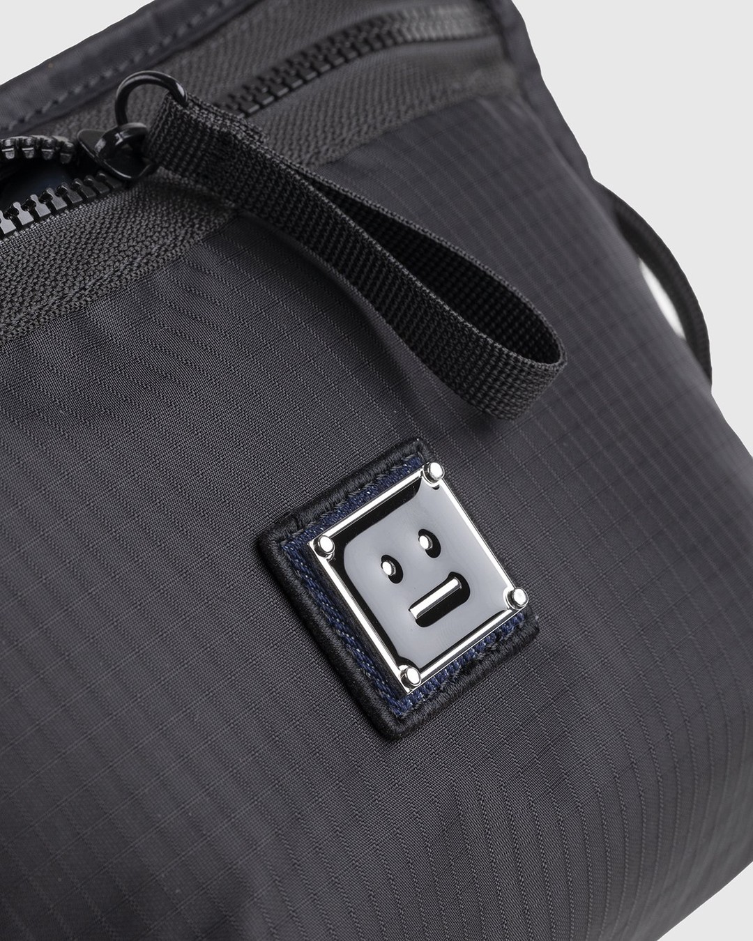 Acne Studios – Crossbody Face Pouch Black - Bags - Black - Image 5