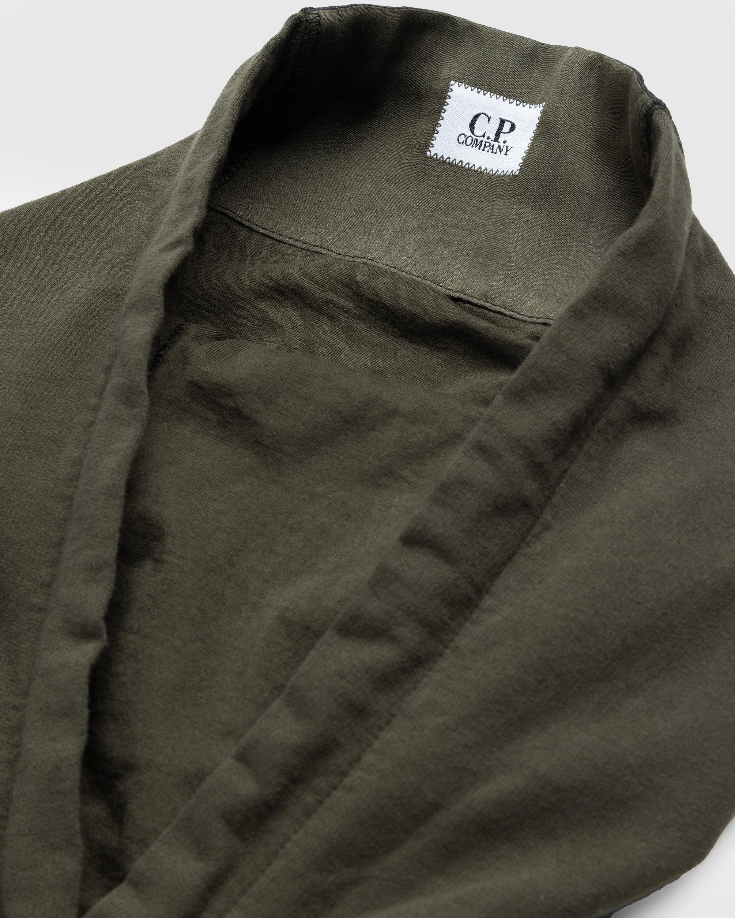 C.P. Company – Light Fleece Hoodie Green - Sweats - Green - Image 5