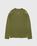 Marine Serre – Organic Cotton Relaxed Long-Sleeve Top Green - Longsleeves - Green - Image 1