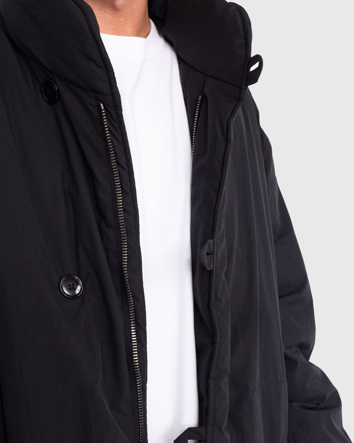 Lemaire – Puffer Jacket Jet Black - Outerwear - Black - Image 4
