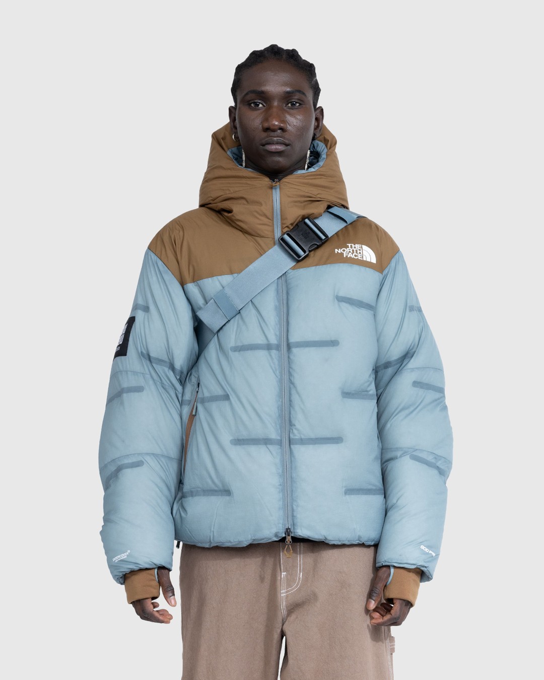 Gray north face coat top