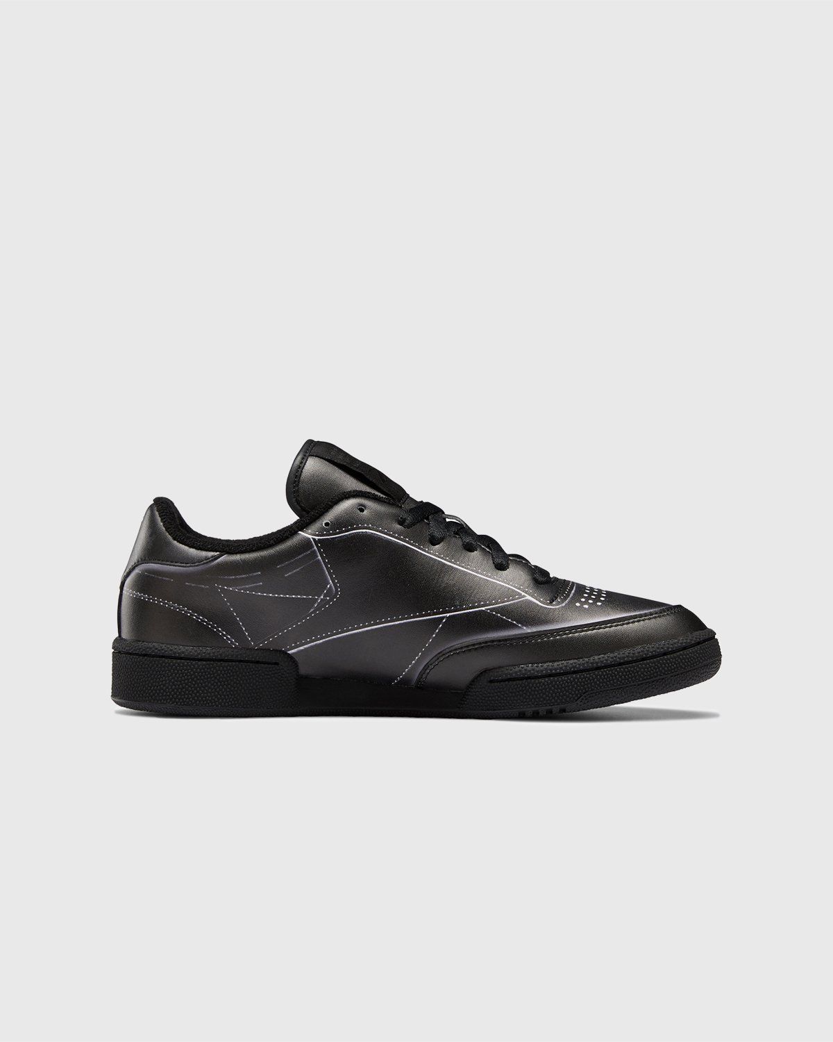 Maison Margiela x Reebok – Club C Trompe L’Oeil Black | Highsnobiety Shop