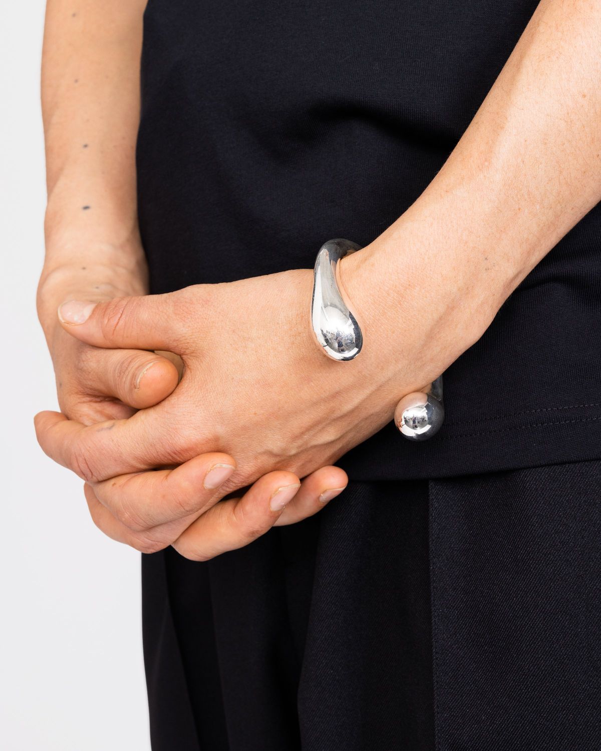 Jil Sander – Anatomic Bracelet Silver - Jewelry - Silver - Image 4