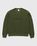 Highsnobiety – Script Logo Reverse Fleece Crew Green - Sweats - Green - Image 1