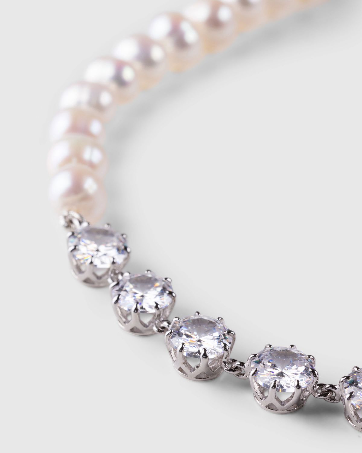 Hatton Labs – Pearl Tennis Chain Silver/White - Jewelry - Multi - Image 2