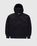 Oversized Piped Hoodie Black