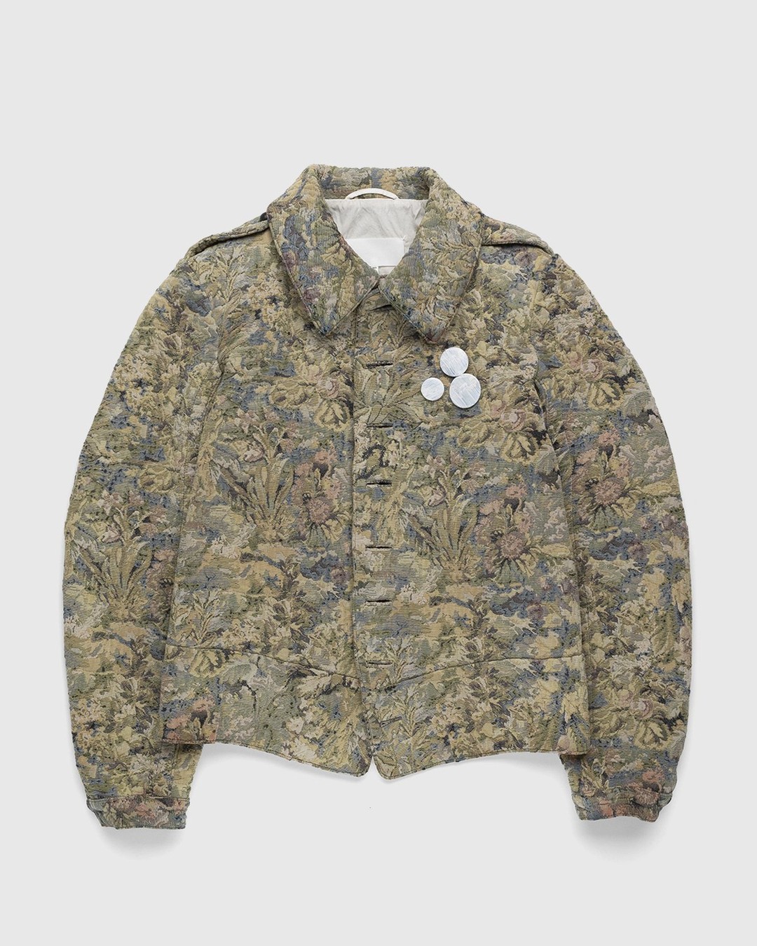 Maison Margiela – Brocade Essorage Jacket - Outerwear - Green - Image 1