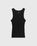 Entire Studios – Rib Tank Tar - Tops - Black - Image 1