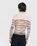 Jean Paul Gaultier – High Neck Longsleeve Printed Stripe Top Ecru/Brown - Longsleeves - Beige - Image 3