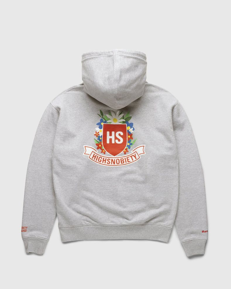 GATEZERO Crest Hoodie Grey