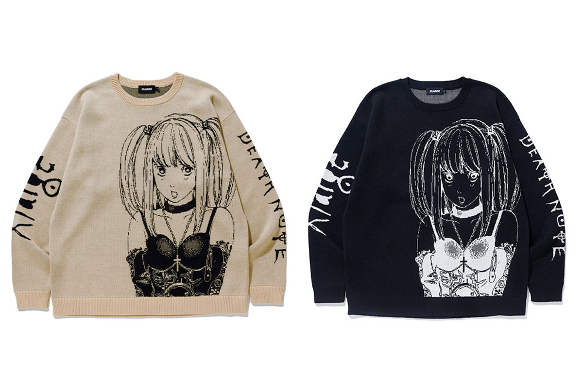 death note xlarge clothing collection collaboration capsule release date info buy japan english web site store misa amane light yagami l ryuk