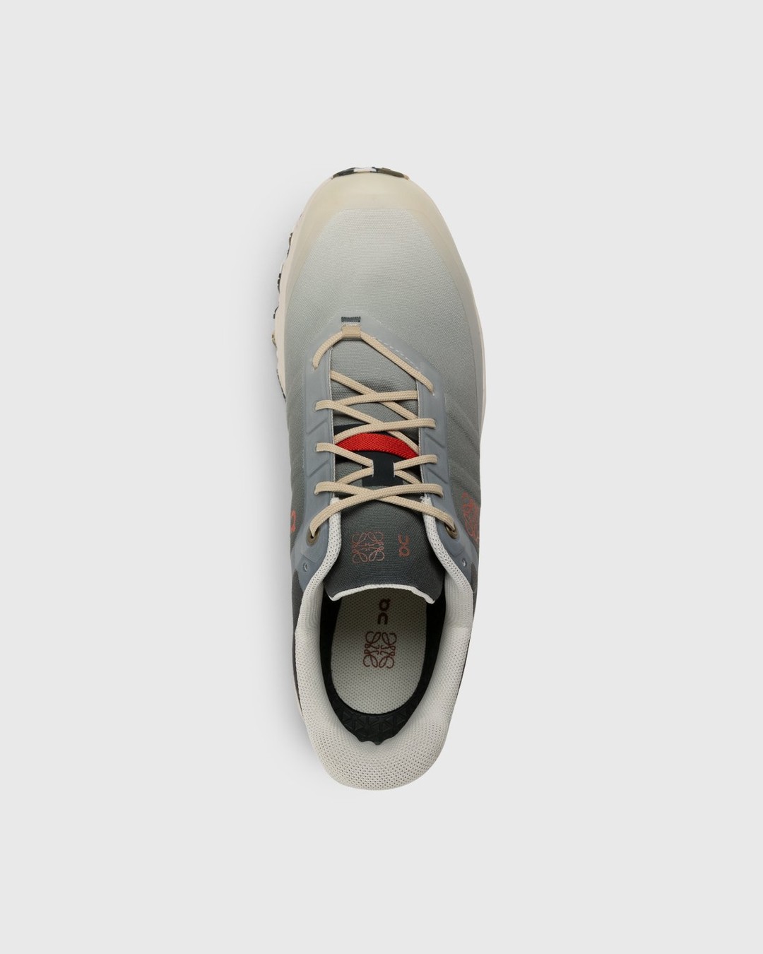Loewe x On – Men's Cloudventure Gradient Khaki - Sneakers - Grey - Image 6