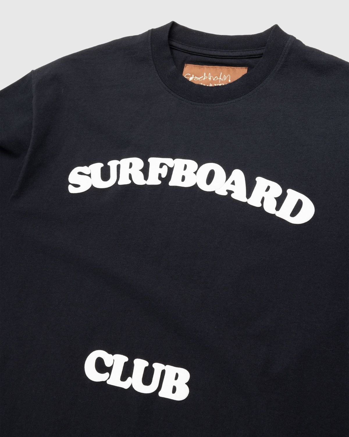 Stockholm Surfboard Club – Leaf Club T-Shirt Black - T-shirts - Black - Image 6
