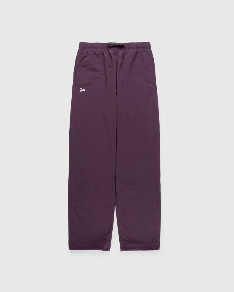 Basic Nylon M2 Track Pants Plum Perfect