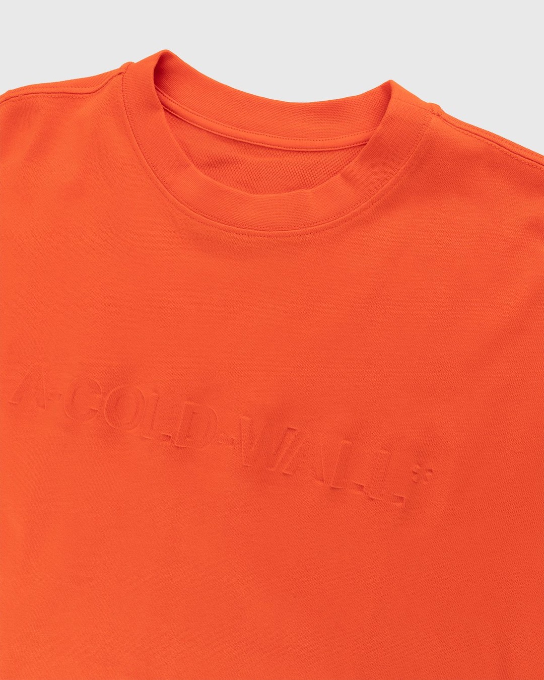 A-Cold-Wall* – Gradient Logo T-Shirt Rich Orange - T-Shirts - Orange - Image 4
