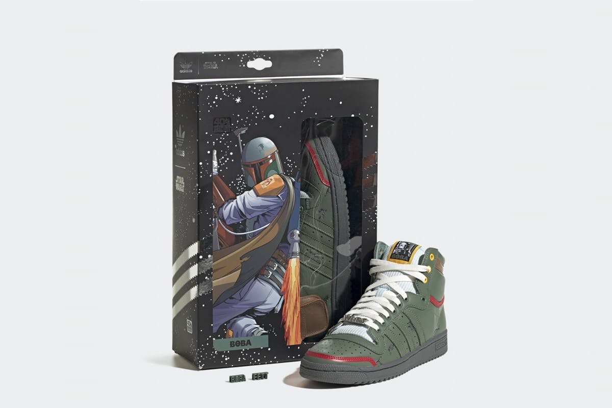 Discolor Goneryl testimony Star Wars x adidas Top Ten Hi “Boba Fett”: Official Relese Info