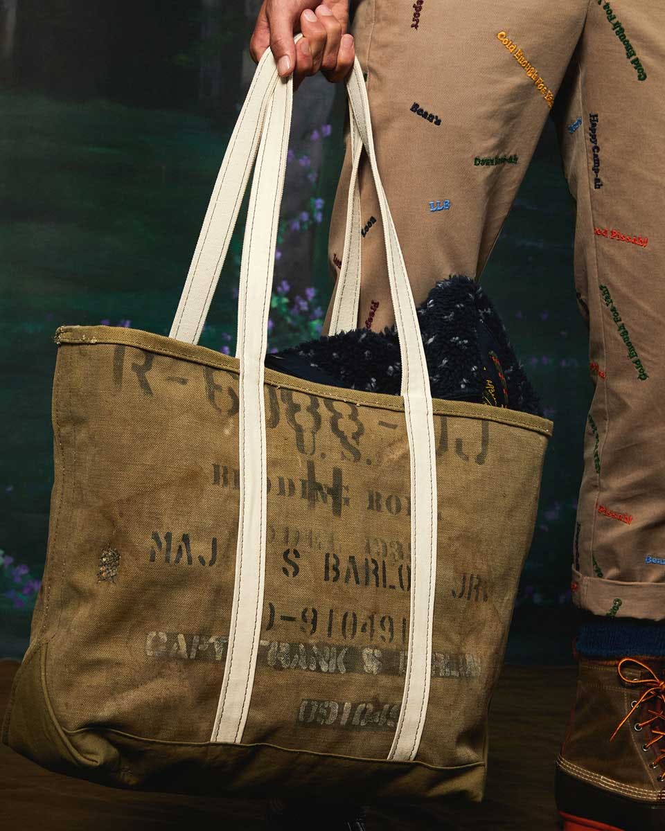Todd Snyder Upcycled LL Bean's Boots & Bags