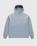 Acne Studios – Organic Cotton Logo Hoodie Steel Grey - Sweats - Grey - Image 1