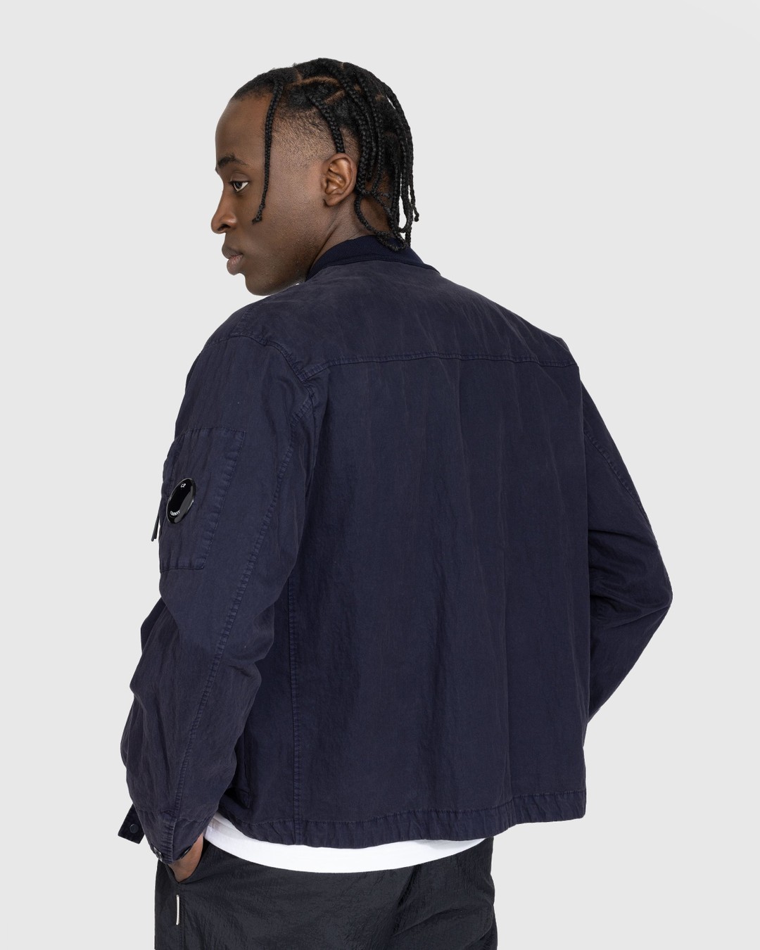 C.P. Company – 50 Fili Gum Medium Jacket Medieval Blue - Outerwear - Blue - Image 3