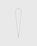 Pearl Chain Necklace Antique Silver