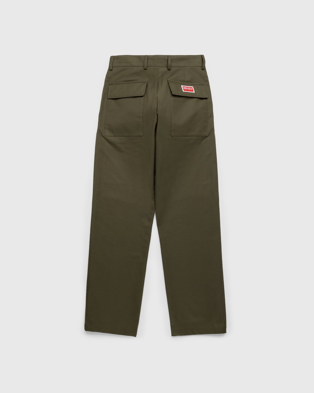 Kenzo – Tailored Pants Dark Khaki - Pants - Green - Image 2
