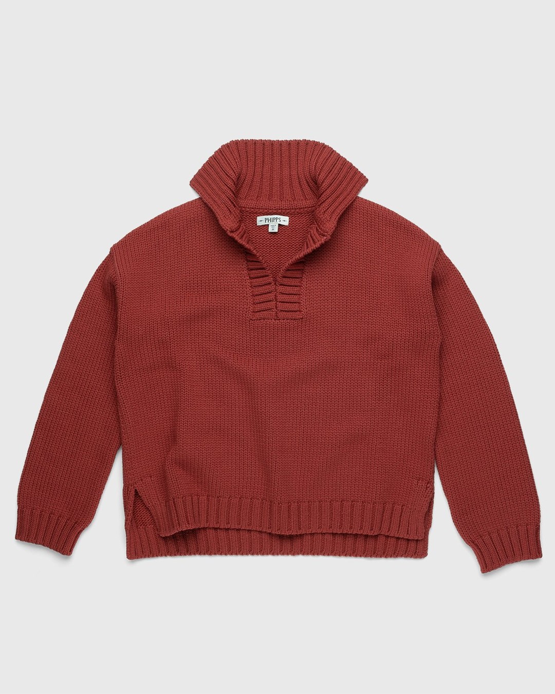 Phipps – Vareuse Sweater Rust - Shawlnecks - Red - Image 1