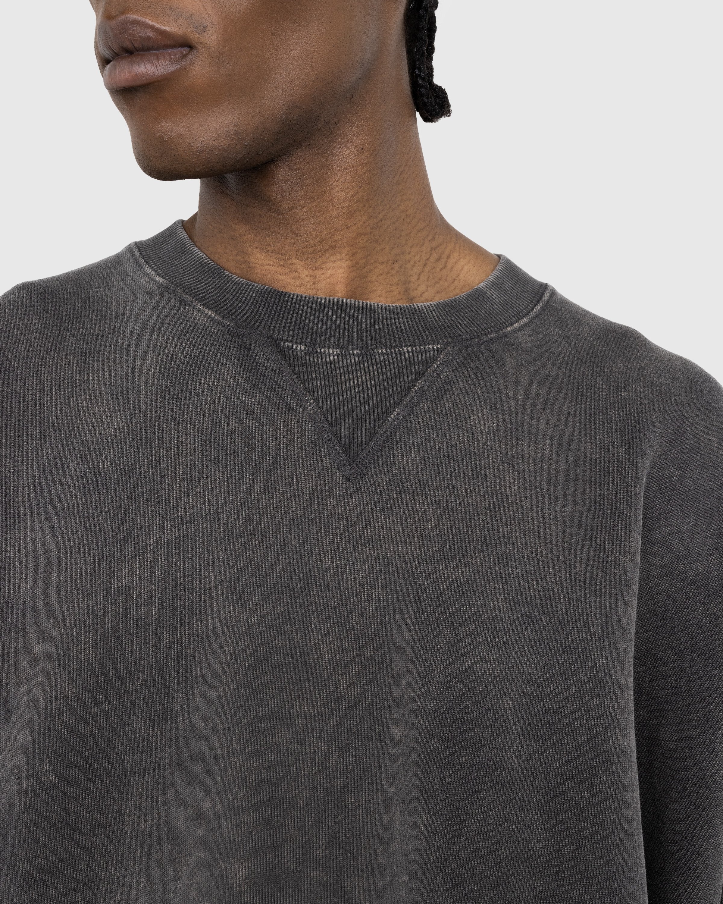 Entire Studios – Box Crew Washed Black - Sweatshirts - Grey - Image 4