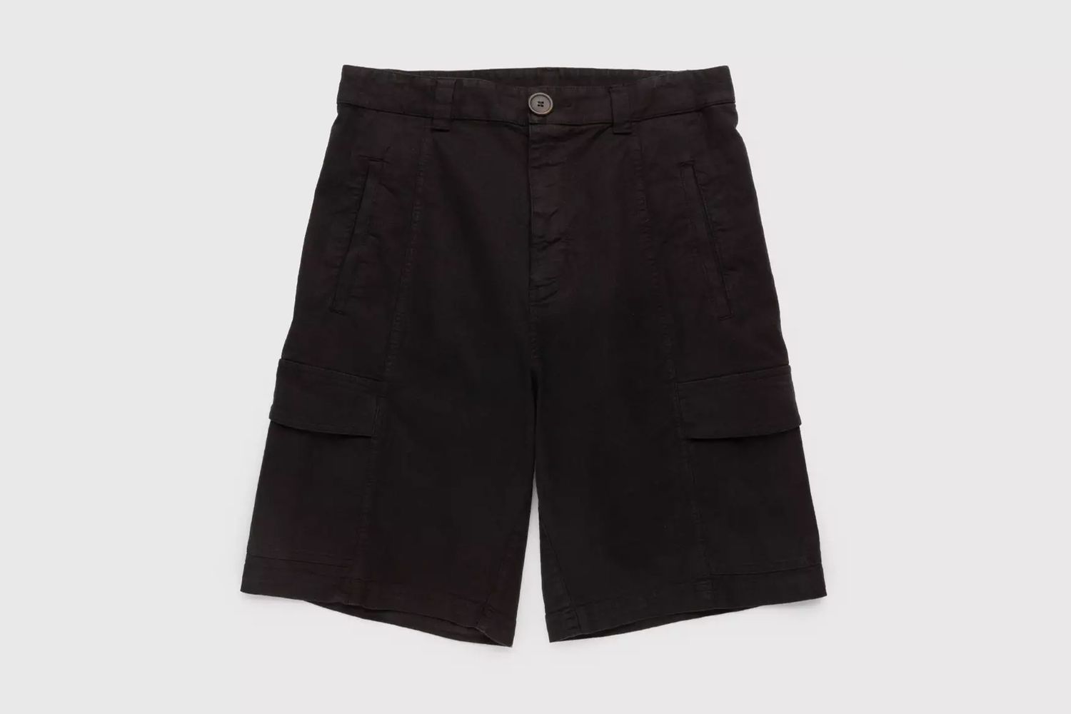 Linen Cargo Shorts