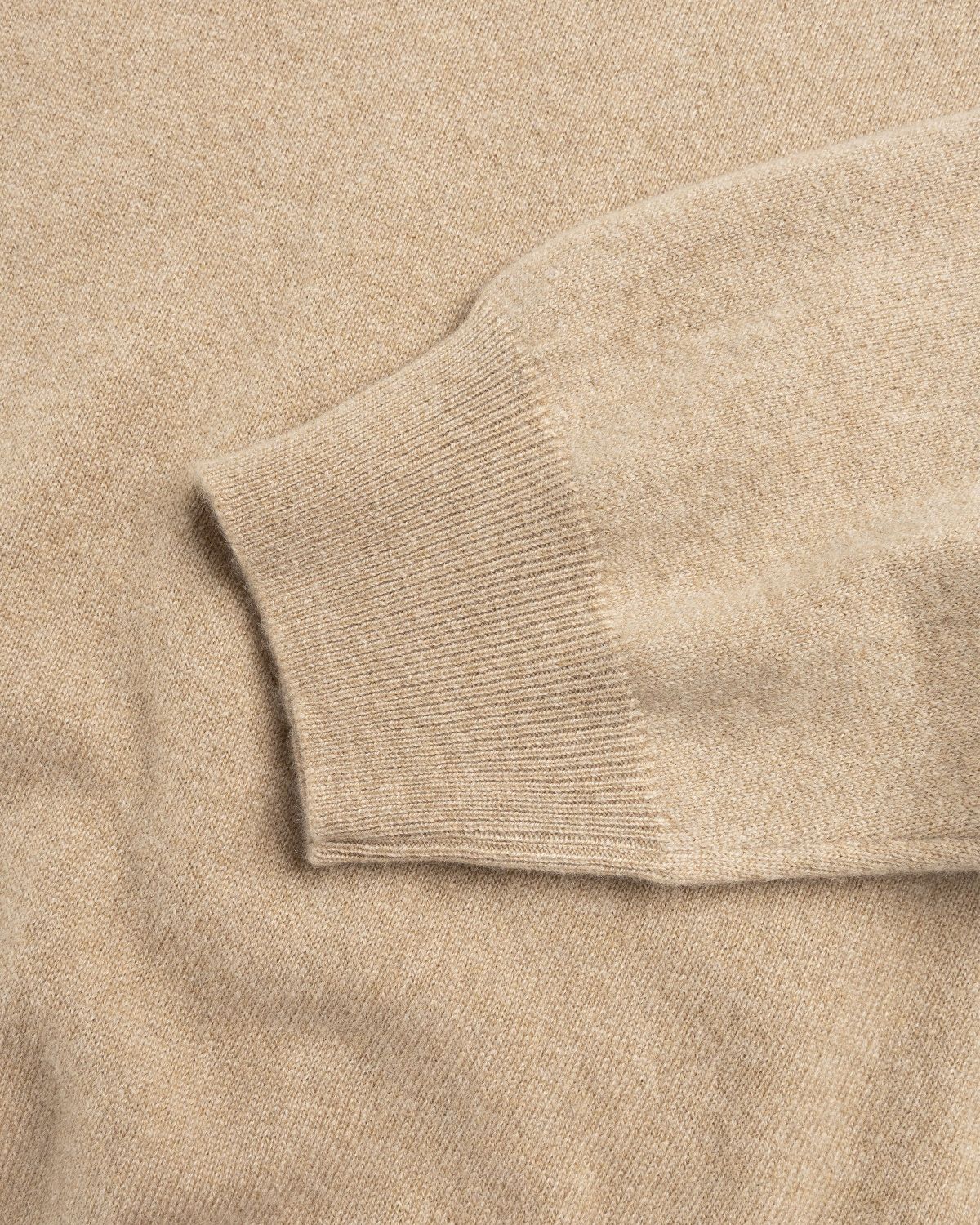 Highsnobiety HS05 – Cashmere Crew Sweater Beige - Knitwear - Beige - Image 7