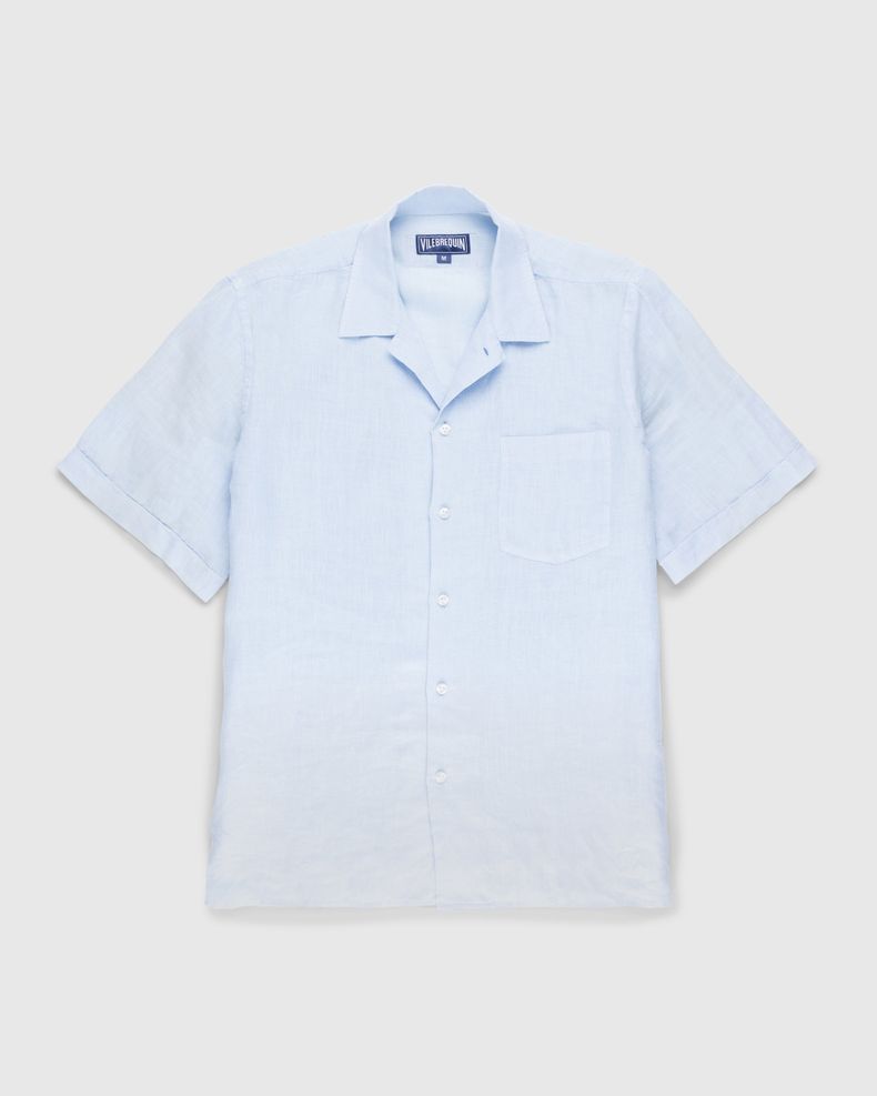 Solid Bowling Shirt Chambray