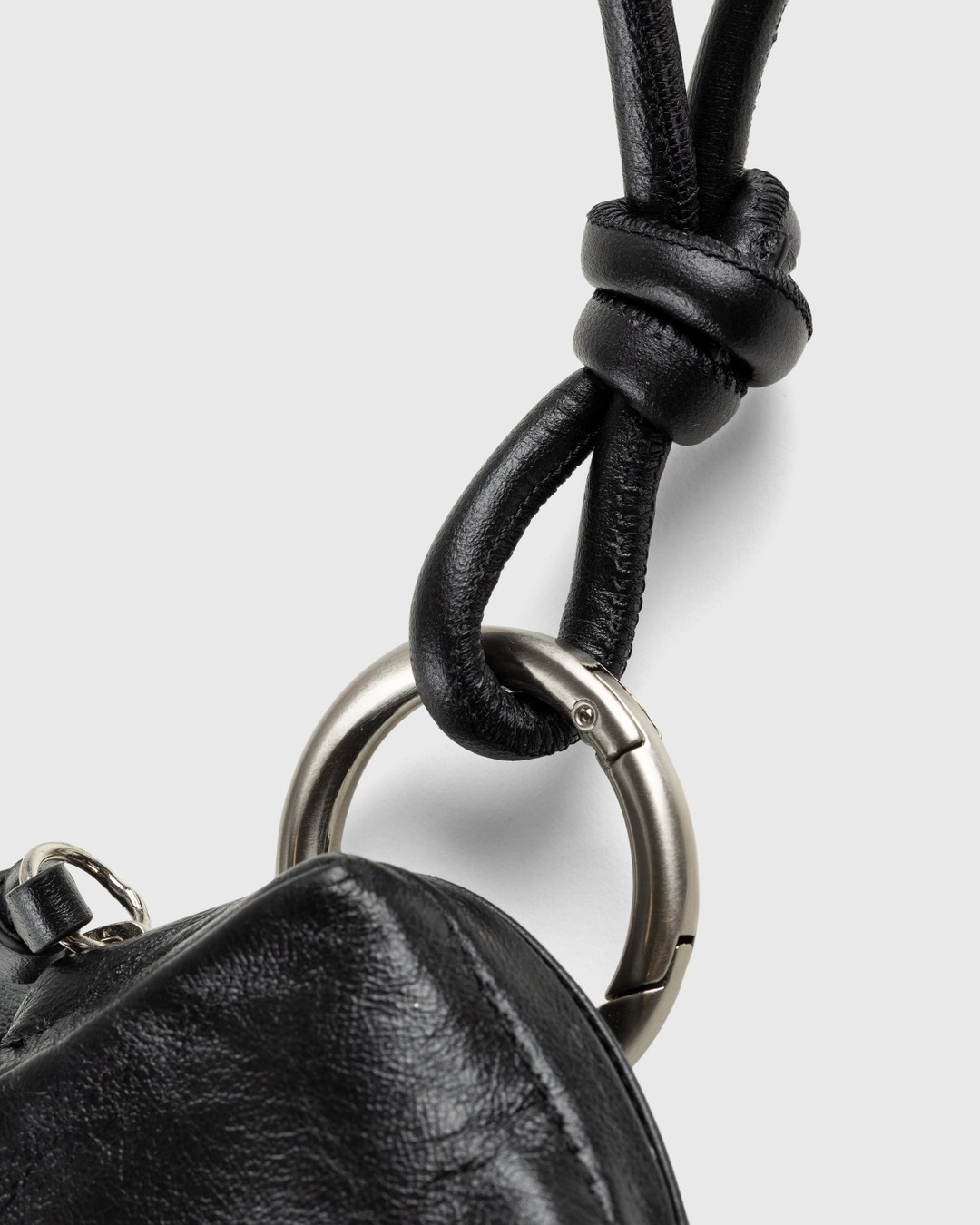 Dries van Noten – Leather AirPods Case Black - Phone cases - Black - Image 3